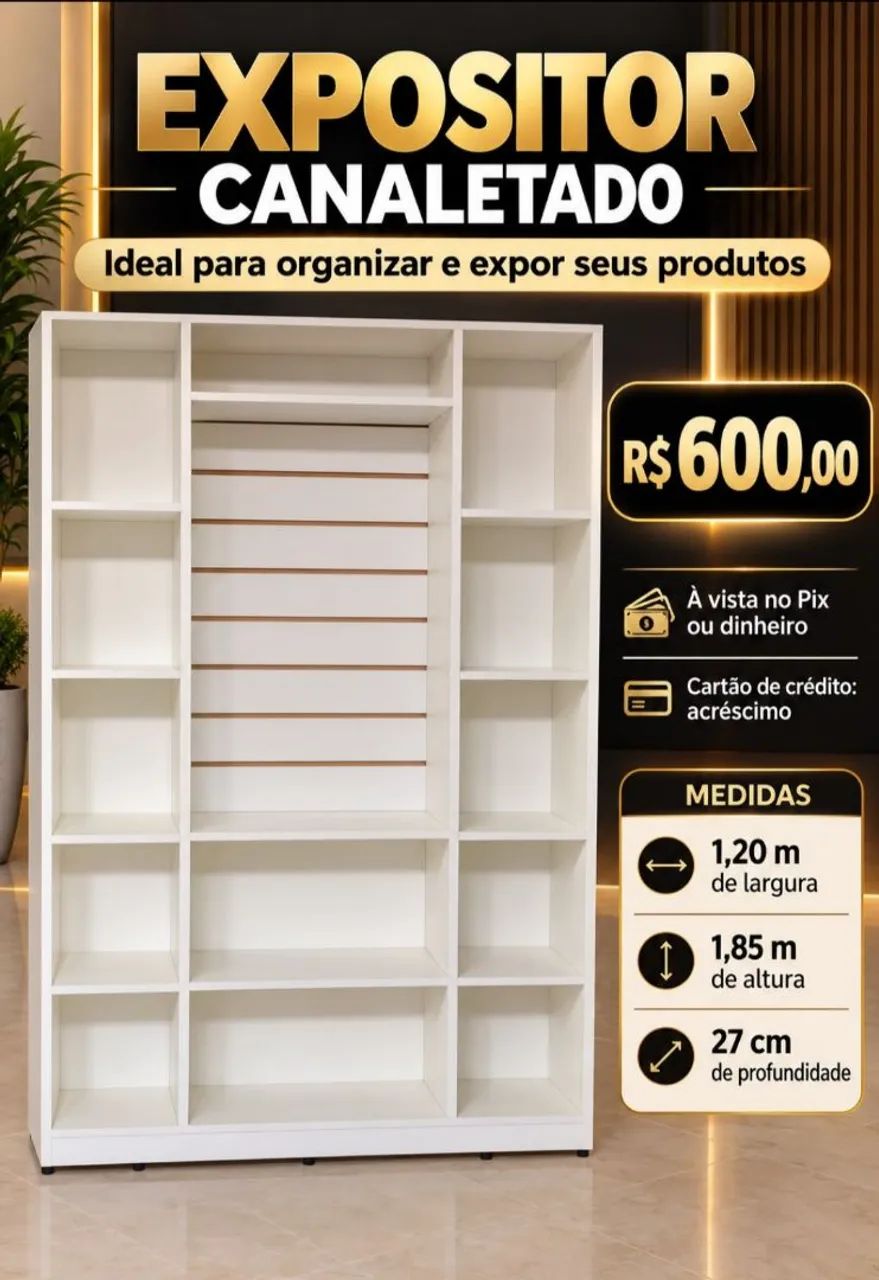 Expositor canaletado 