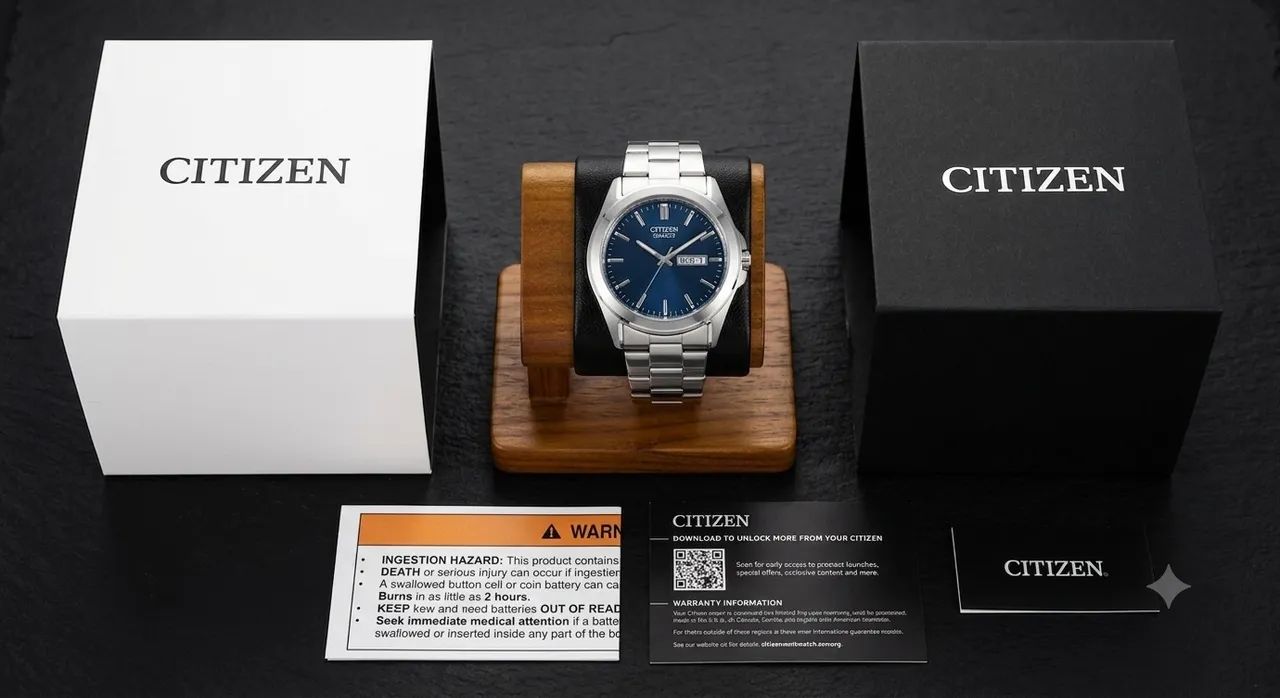 Relógio Citizen Quartz Slim Novo - Foto 2