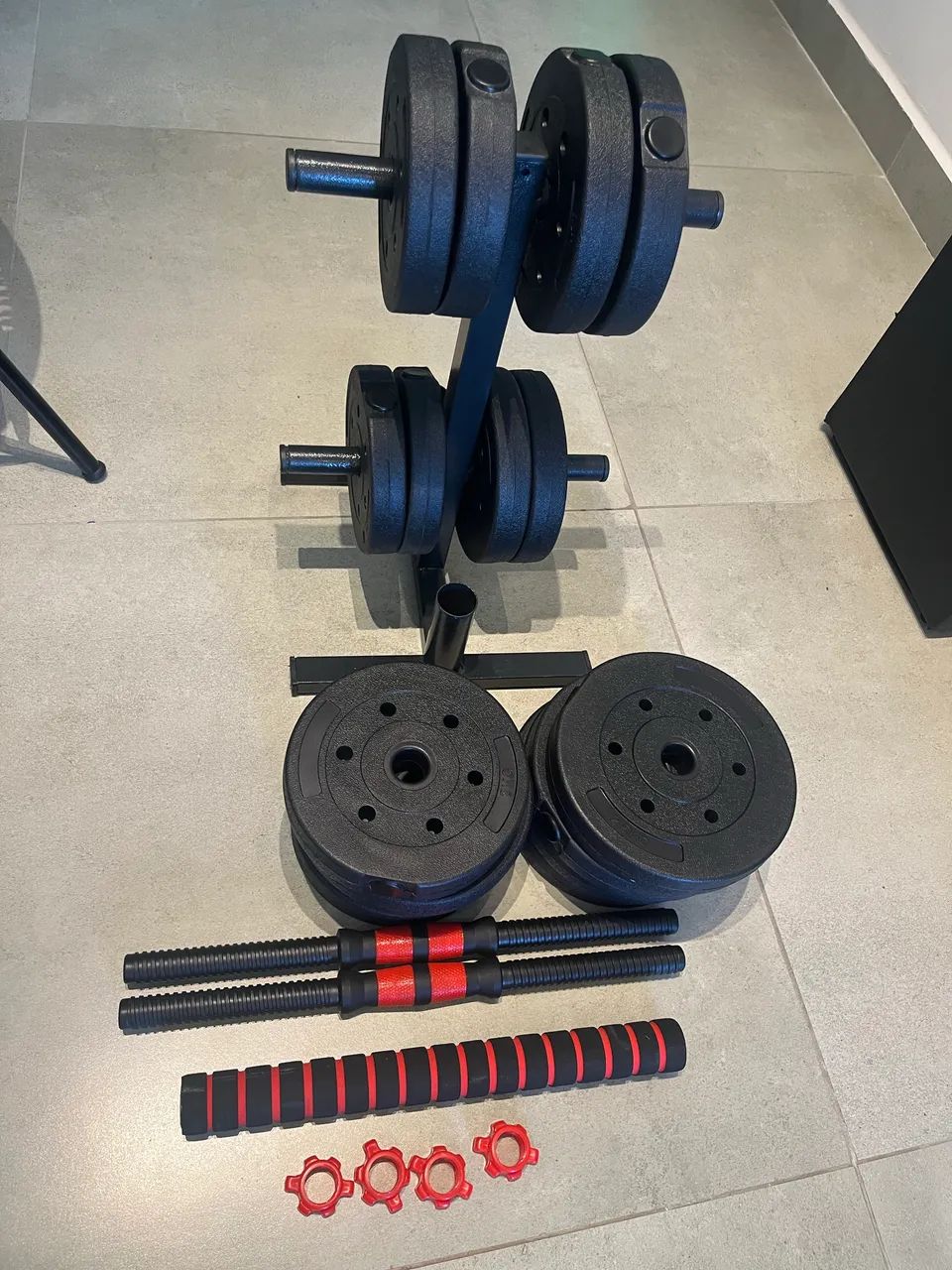 kit anilhas + suporte - Foto 2