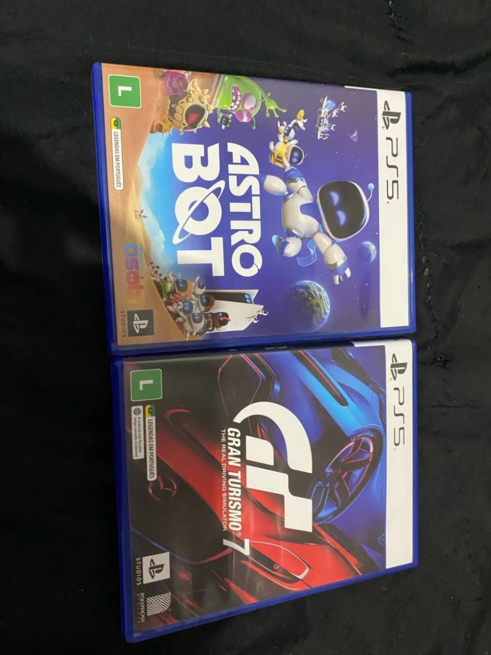 Jogos do Ps5 AstroBot e GT7
