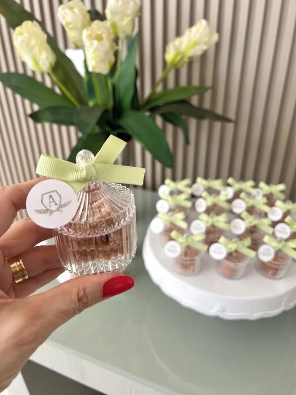 Lembrancinhas Mini bomboniere com doce caramelo para festas - Foto 4