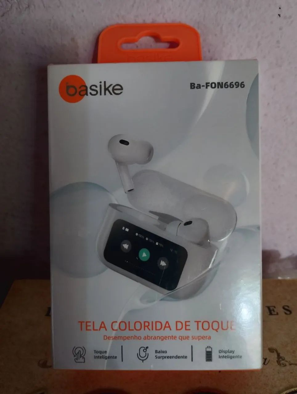 Fone de Ouvido Bluetooth - Tela Colorida de Toque