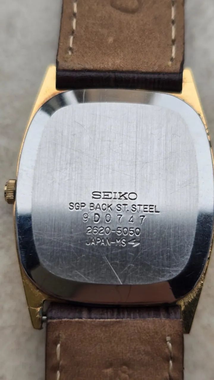 Relógio Seiko Tank Vintage Ref. 2620-0160 - Foto 5