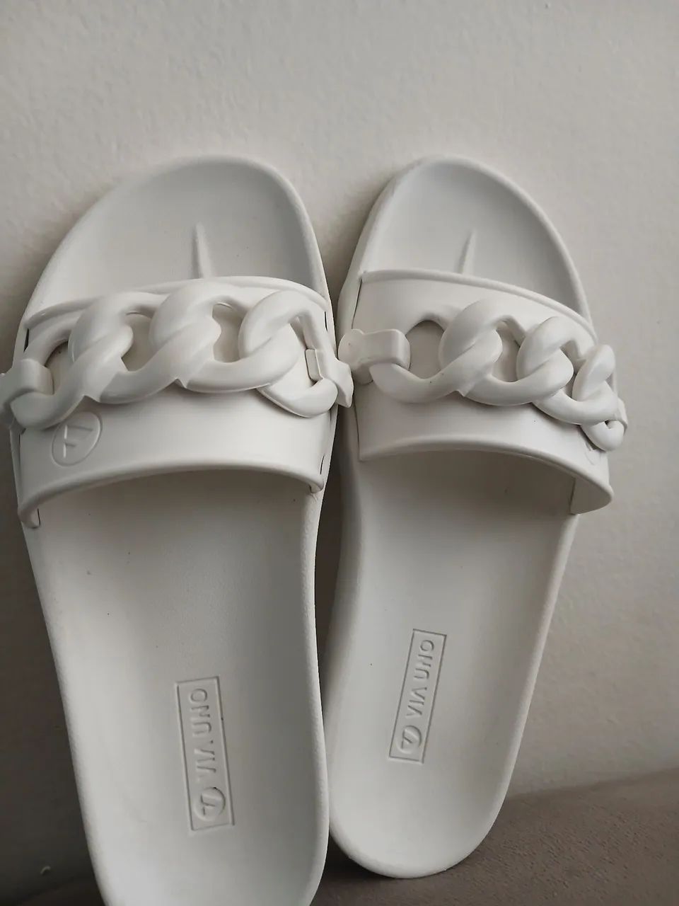Chinelo Via Uno número 36-Branco