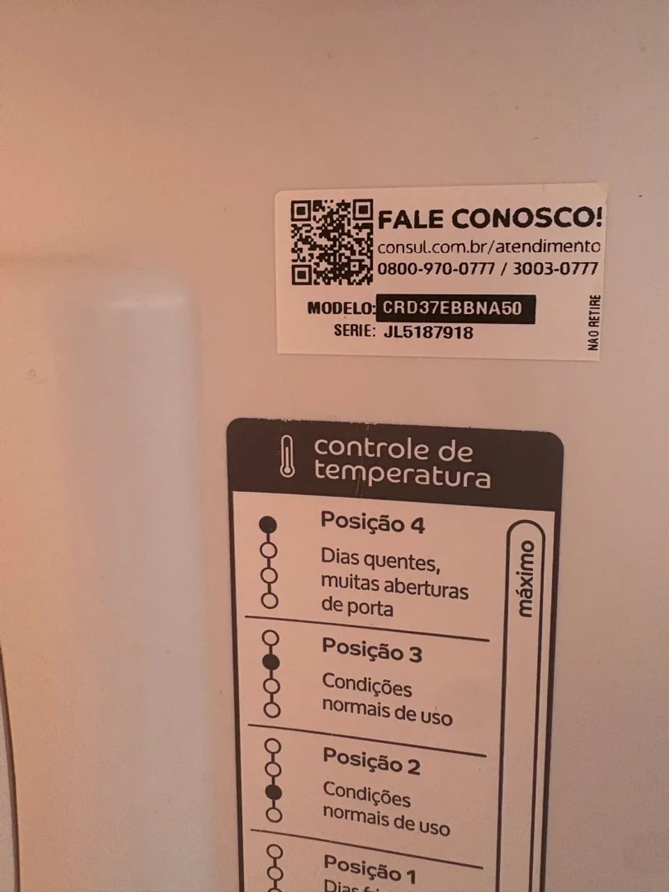 Vendo geladeira Cônsul 