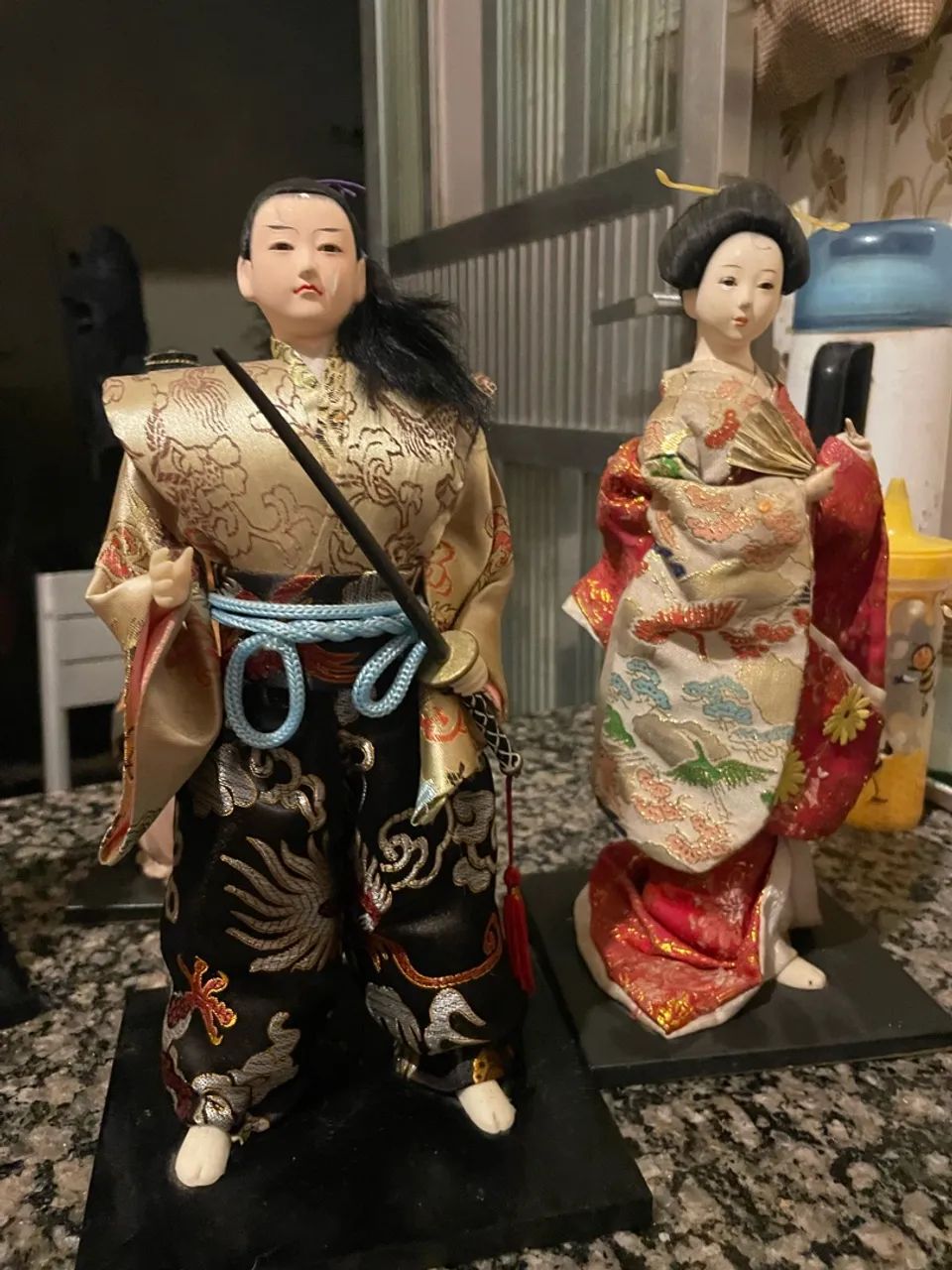 Bonecos Samurai e Gueixas para colecionadores - Foto 2