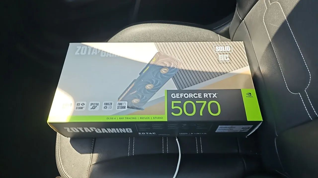 Rtx 5070 zotac solid oc com nota e garantia.  - Foto 2
