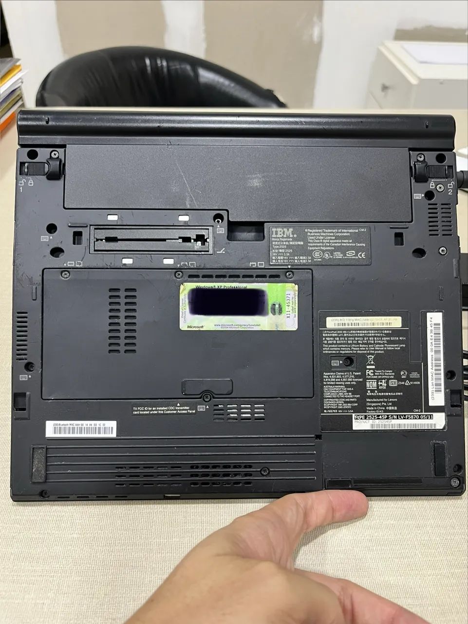 Notebook IBM ThinkPad X41 12,1? (relíquia para colecionadores