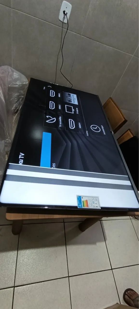 Tv 55 pol estragada, faixa branca na tela - TVs - Santa Maria, Belo ...