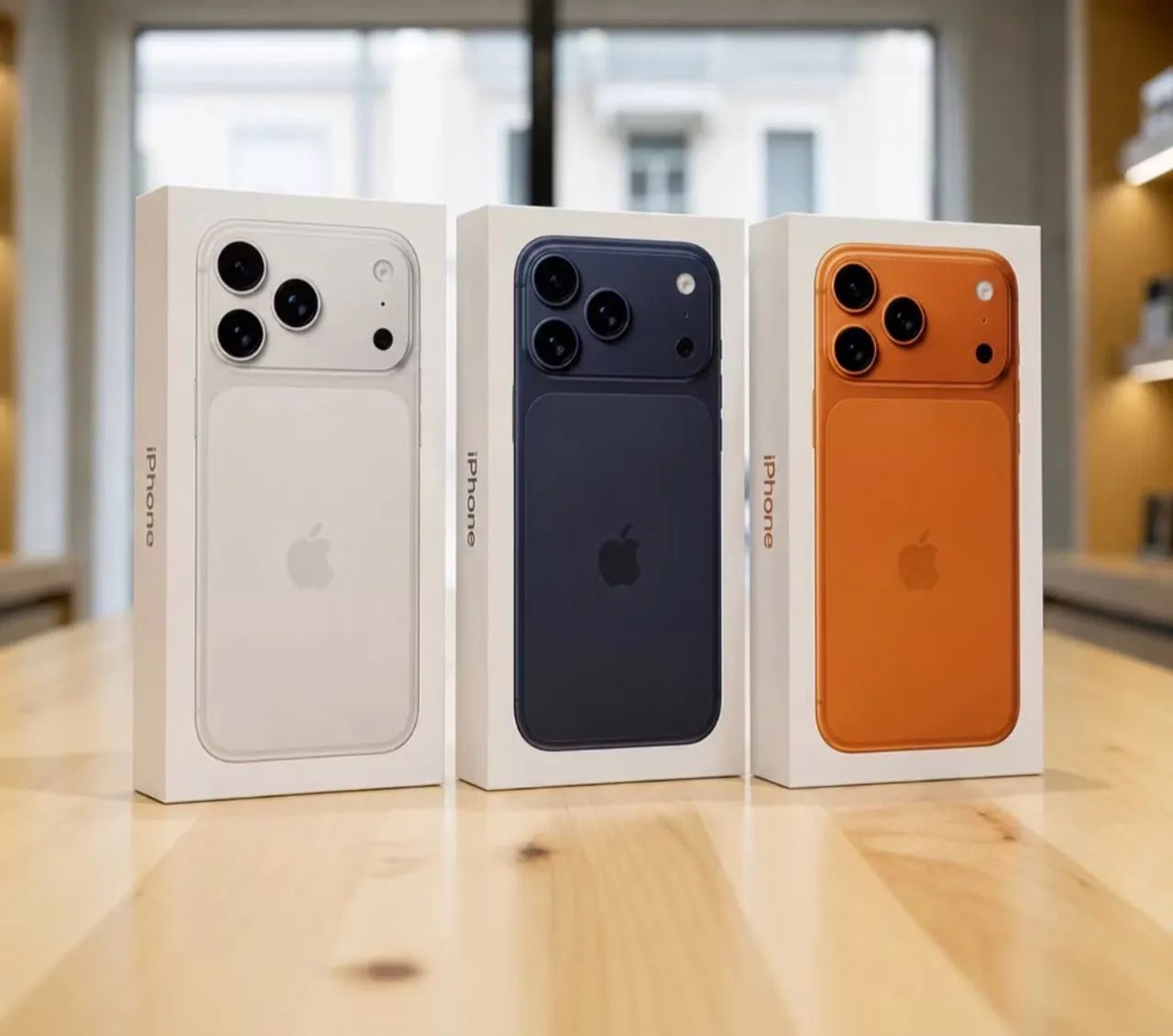 iPhone 17 pro Max 256gb BRANCO / LARANJA  
