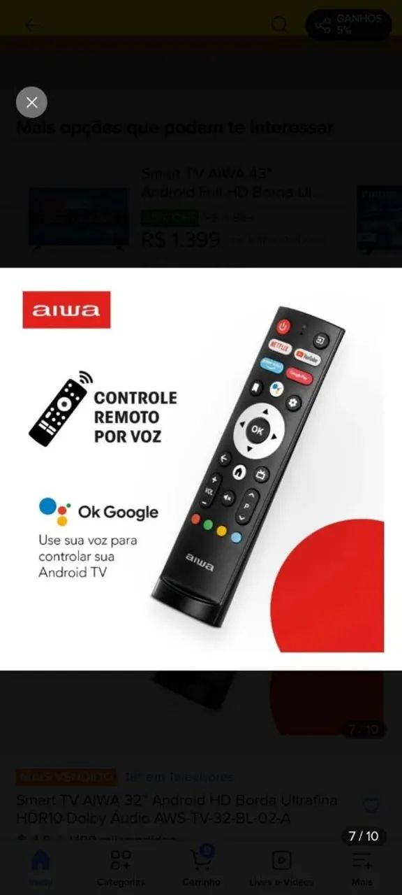 TV Android 32 " Marca (Aiwa) - Foto 3