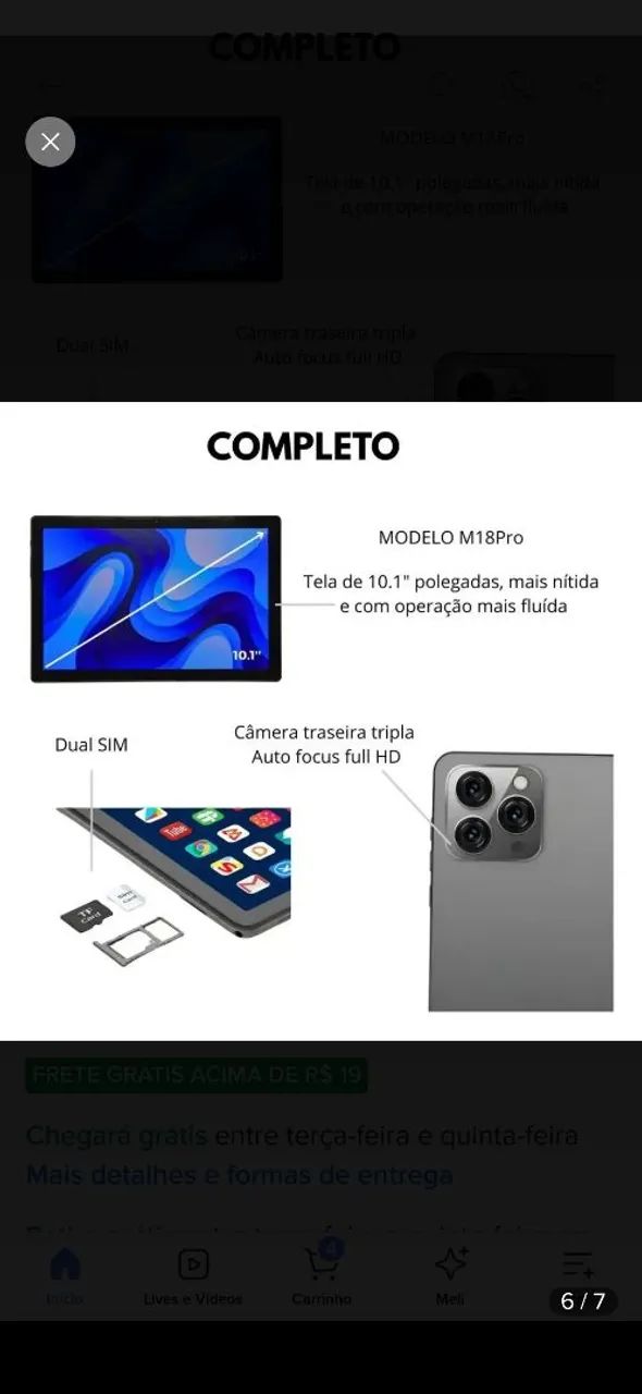 Tablet M15PRO NOVO