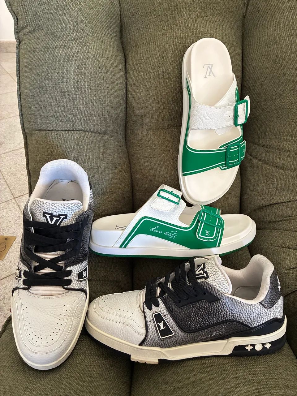Tenis LV Louis Vuitton/Sandália 
