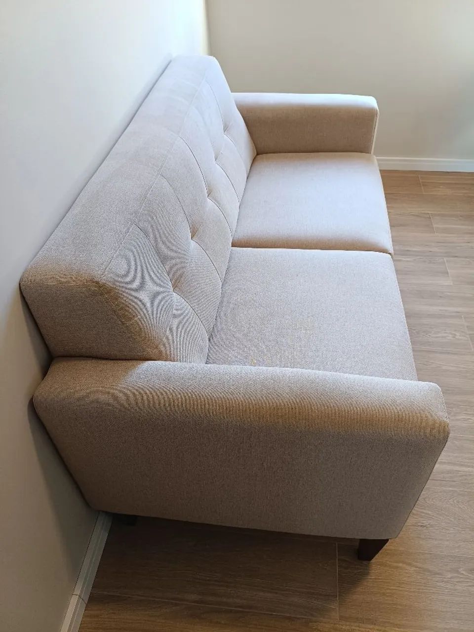 Sofá 2 lugares Mobly Narvik Linho - Foto 3