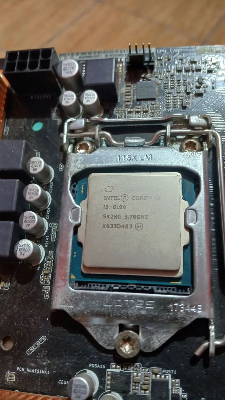 Placa mae h110m-hdv processador i3-6100 - Foto 2
