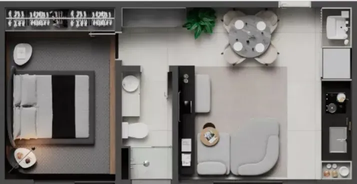 PLANTA 39m²