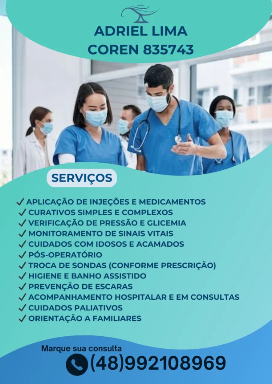 Serviços de Enfermeiro Particular