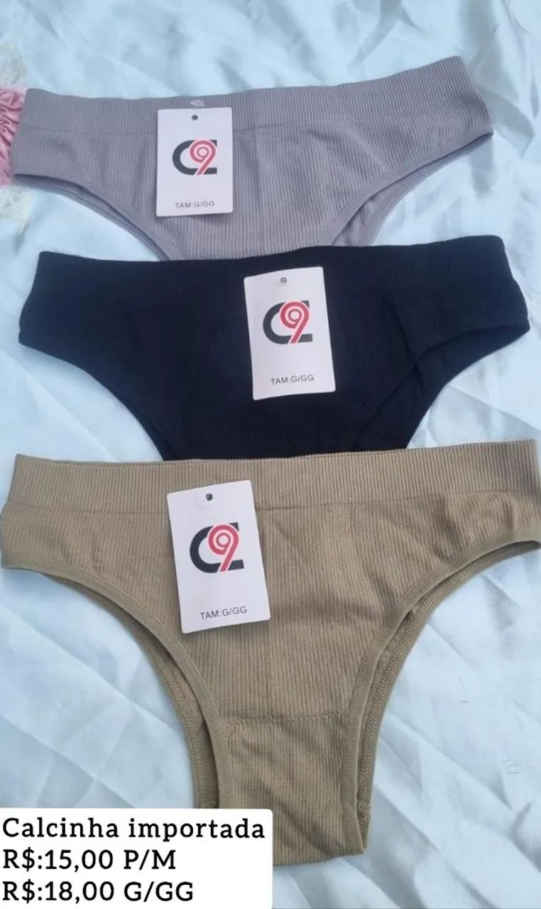 Calcinhas de algodão,poliamida e importada! - Foto 3