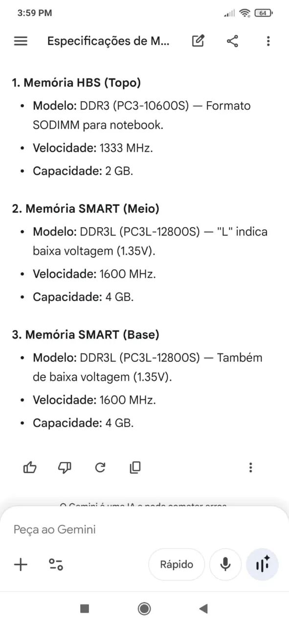 Kit memória DDR3L notebook  - Foto 3