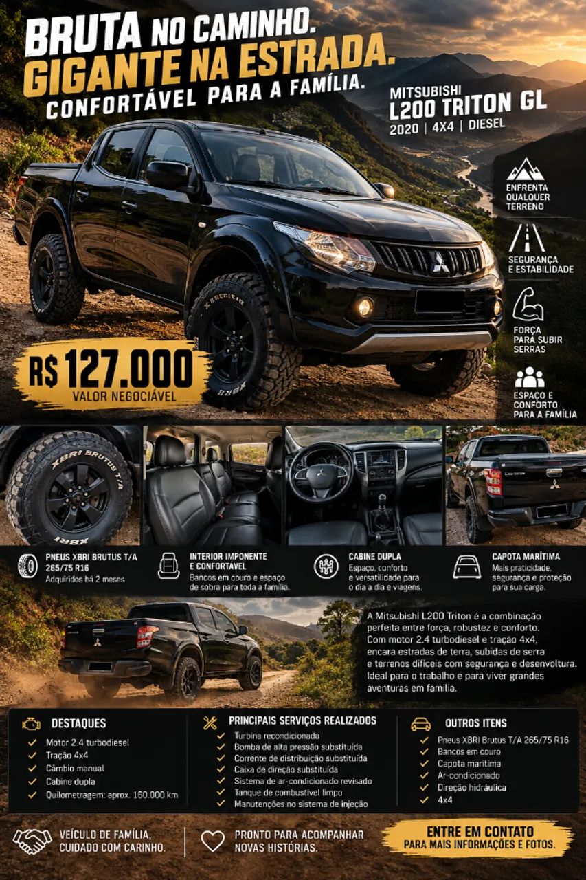 Mitsubishi L200 L200 Triton Sport GLX 2.4 CD Diesel Mec. 2020