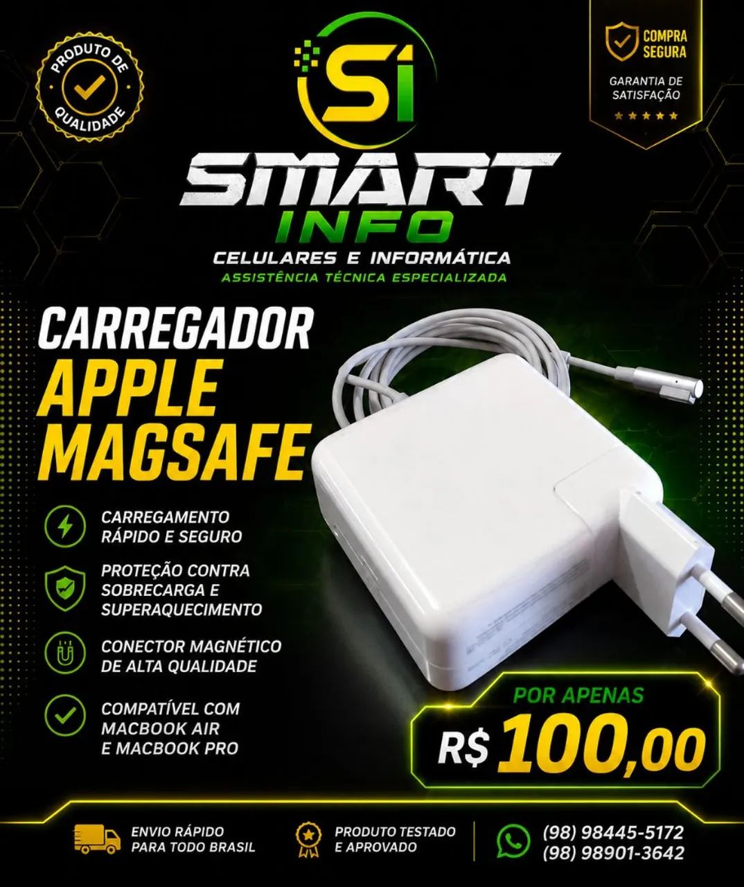 Carregador Apple MacBook 