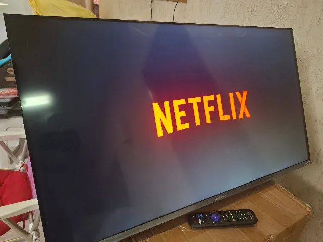 Smart TV 40 Polegadas Roku Britânia Televisão 40" Wi-Fi Estado de Nova - Foto 4