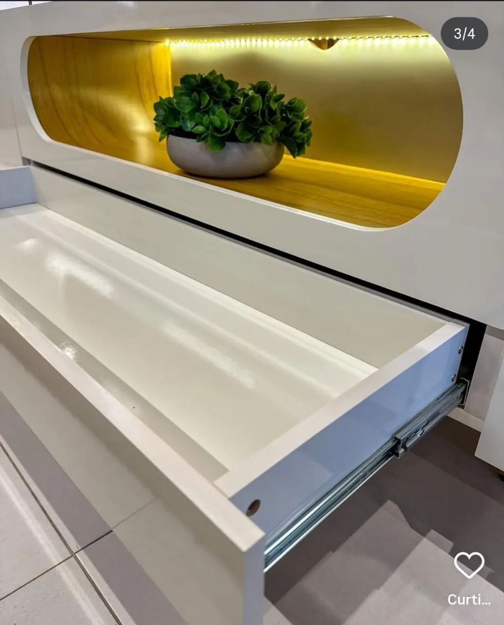 Painel ripado+rack 100% MDF  - Foto 5