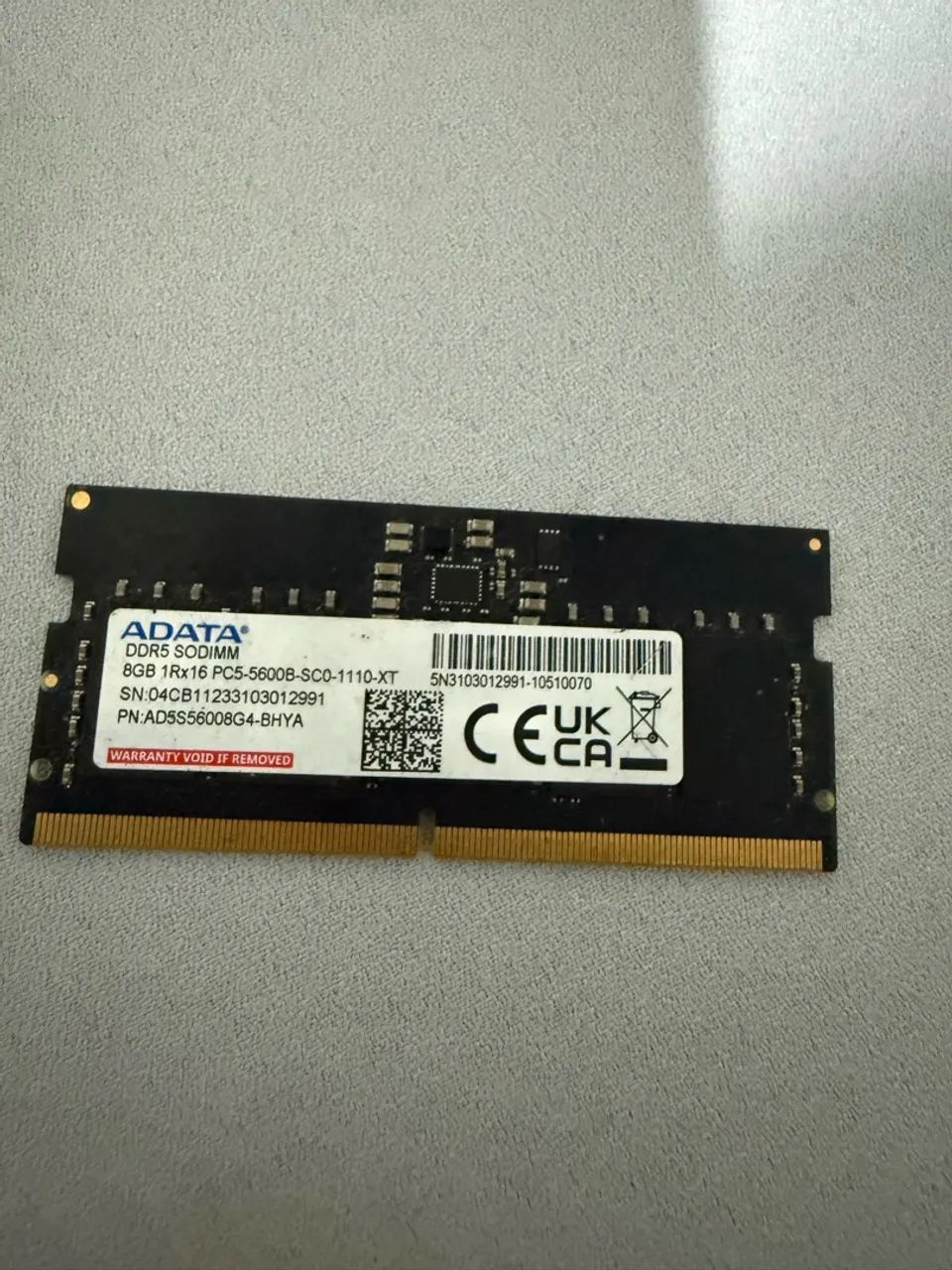 Memoria DDR5 Adata 8GB Notebook 5600mhz - Foto 2