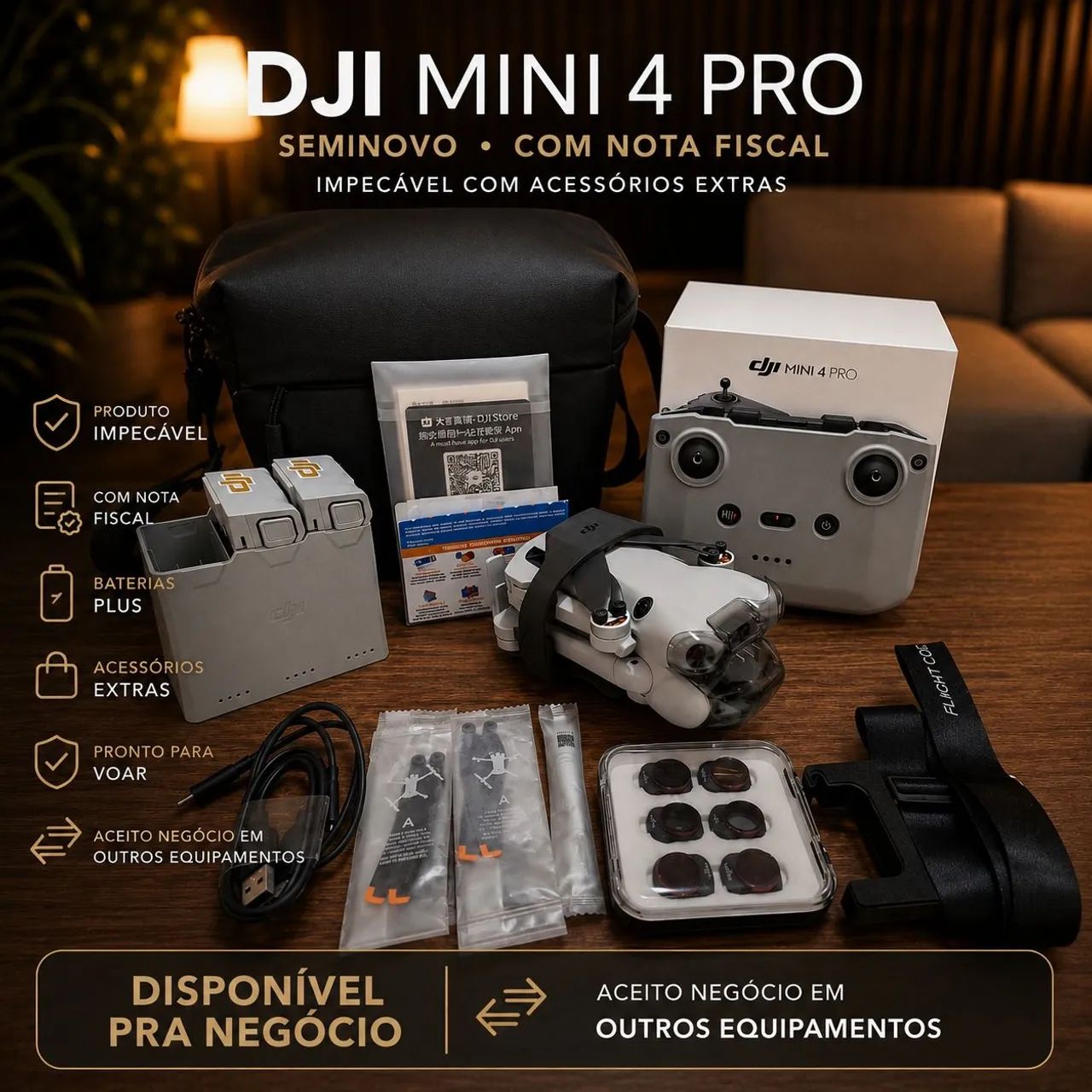 Drone DJI mini 4 pro combo fly more