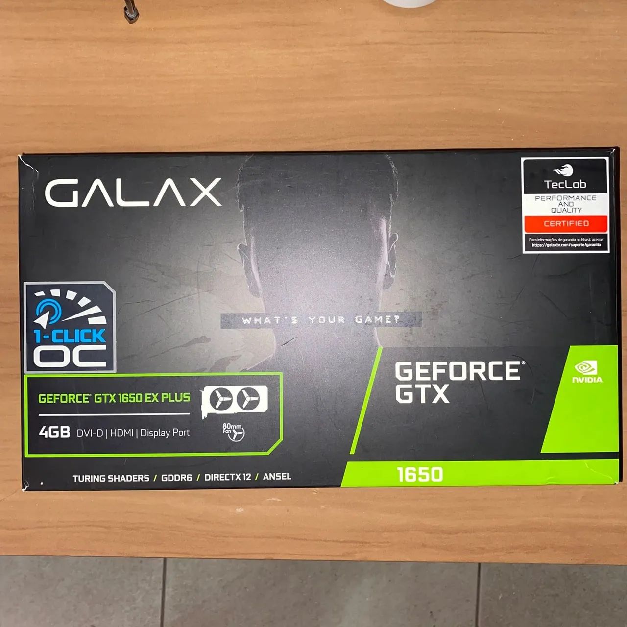 PLACA DE VÍDEO GTX1650 4GB. Usada em PERFEITO estado. - Foto 3