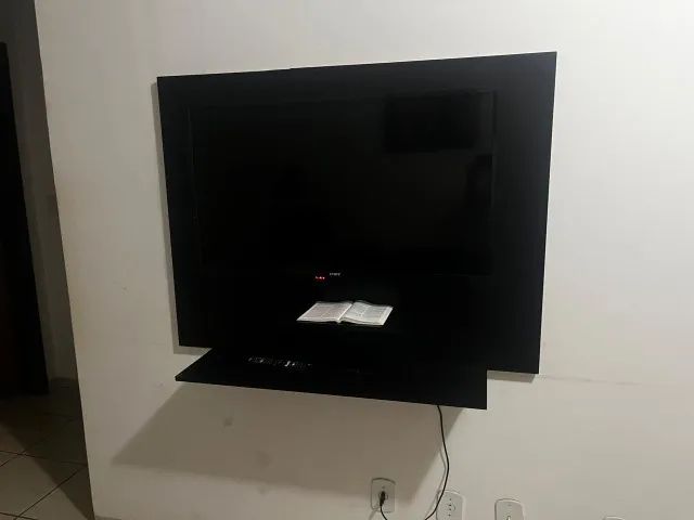 PAINEL DE TV PRETO ATÉ 50 POLEGADAS - MODERNO E ELEGANTE