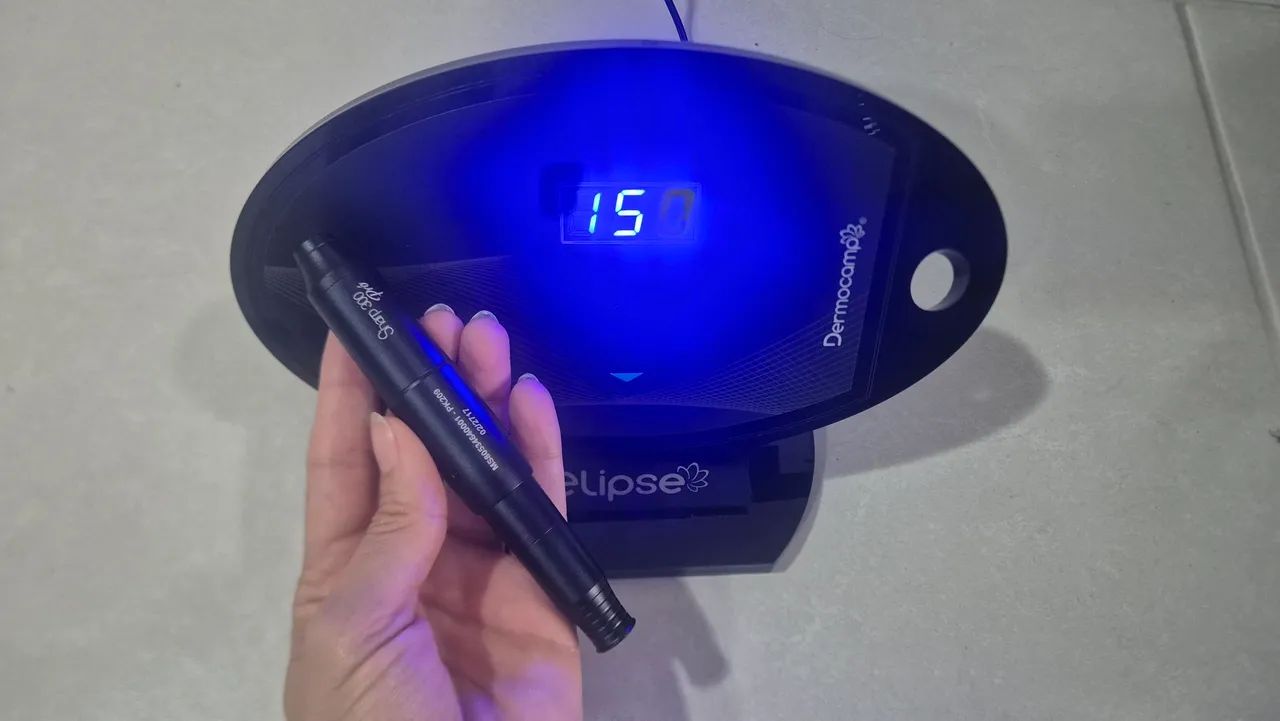 Dermografo Sharp 300 Pro NOVO + KIT Micropigmentacao labial - Foto 5