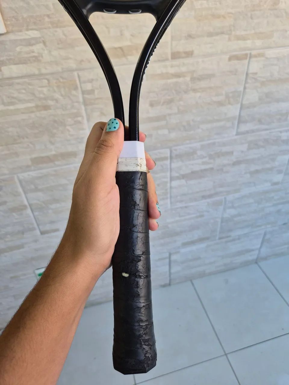Raquete de Tênis Artengo Preta - Ótima para Iniciantes - Foto 6