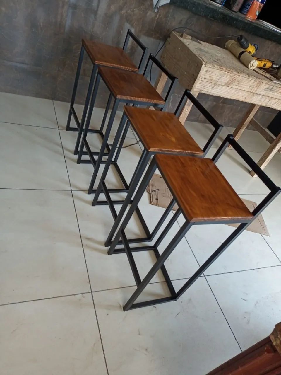 Banqueta alta industrial - Foto 5