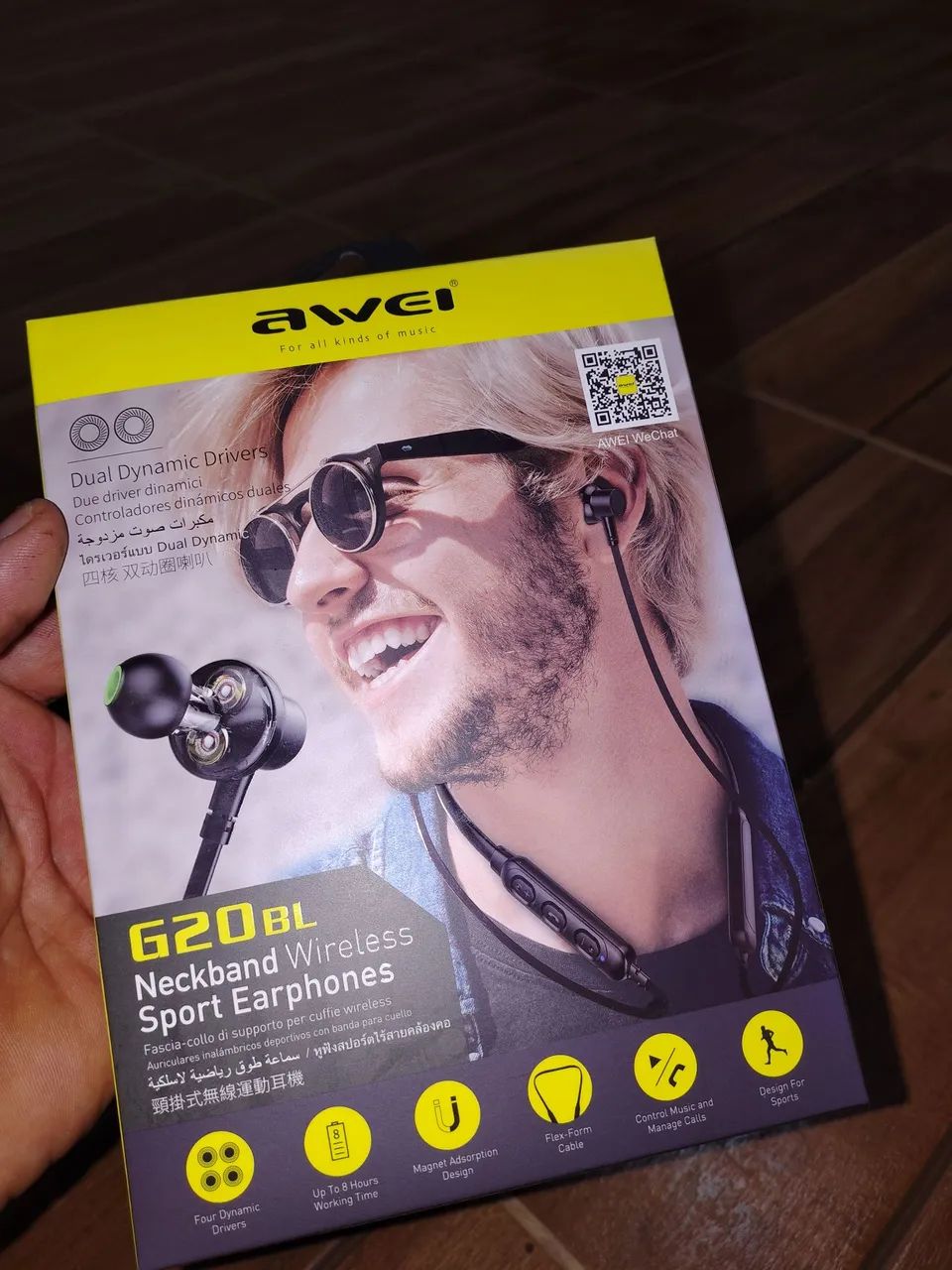 ? FONE BLUETOOTH AWEI G20BL ? NOVO - Foto 4