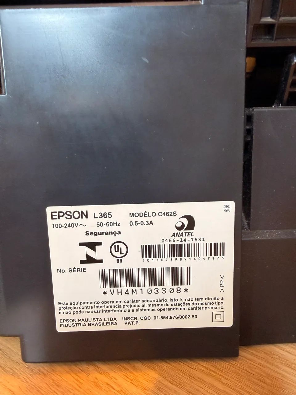 Impressora EPSON L365 modelo C462s - Foto 5