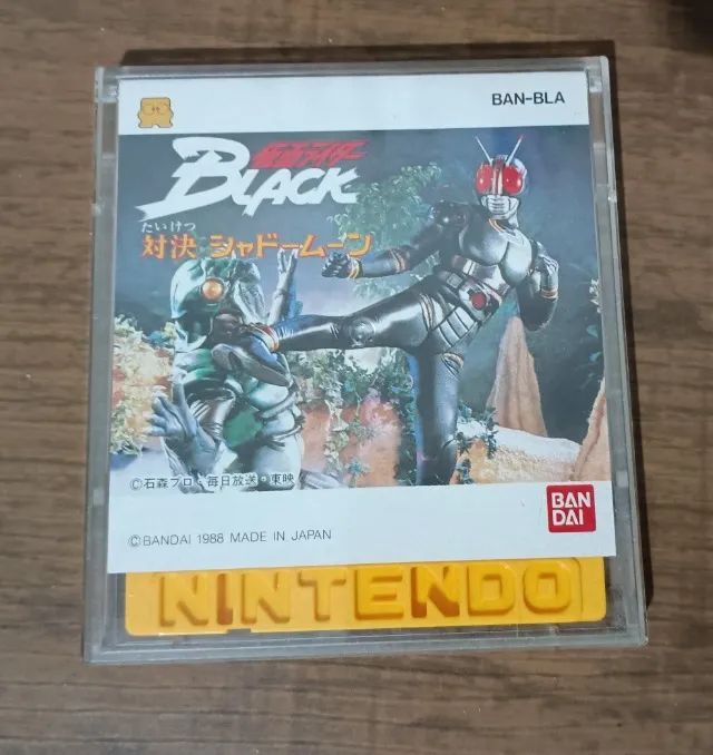 Kame Raider Black  Exclusivo  para Nintendo Disk system 
