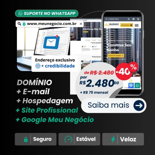 Domínio, E-mail, Site, Google Meu Negócio e Google e Meta Ads - Foto 5