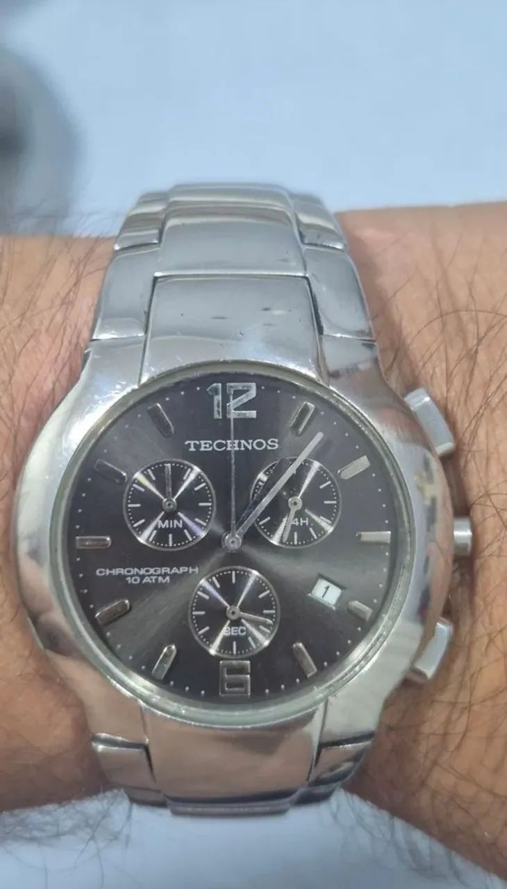 Relógio TECHNOS CRONÓGRAFO  -  ÓTIMO ESTADO - Foto 3