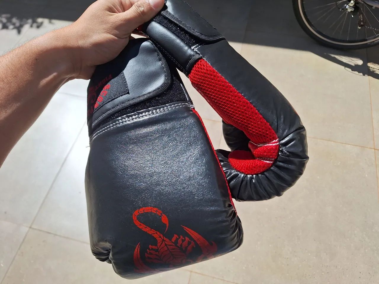  Muay Thai Boxe Kickboxing Luva 12 Oz  - Foto 5