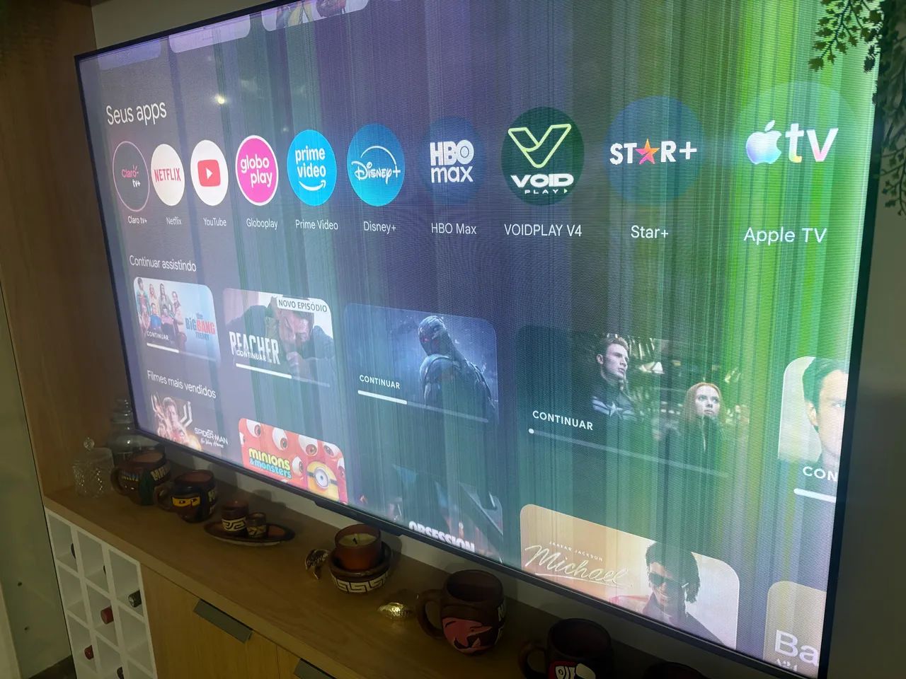 Smart tv 65? TCL com defeito  - Foto 2
