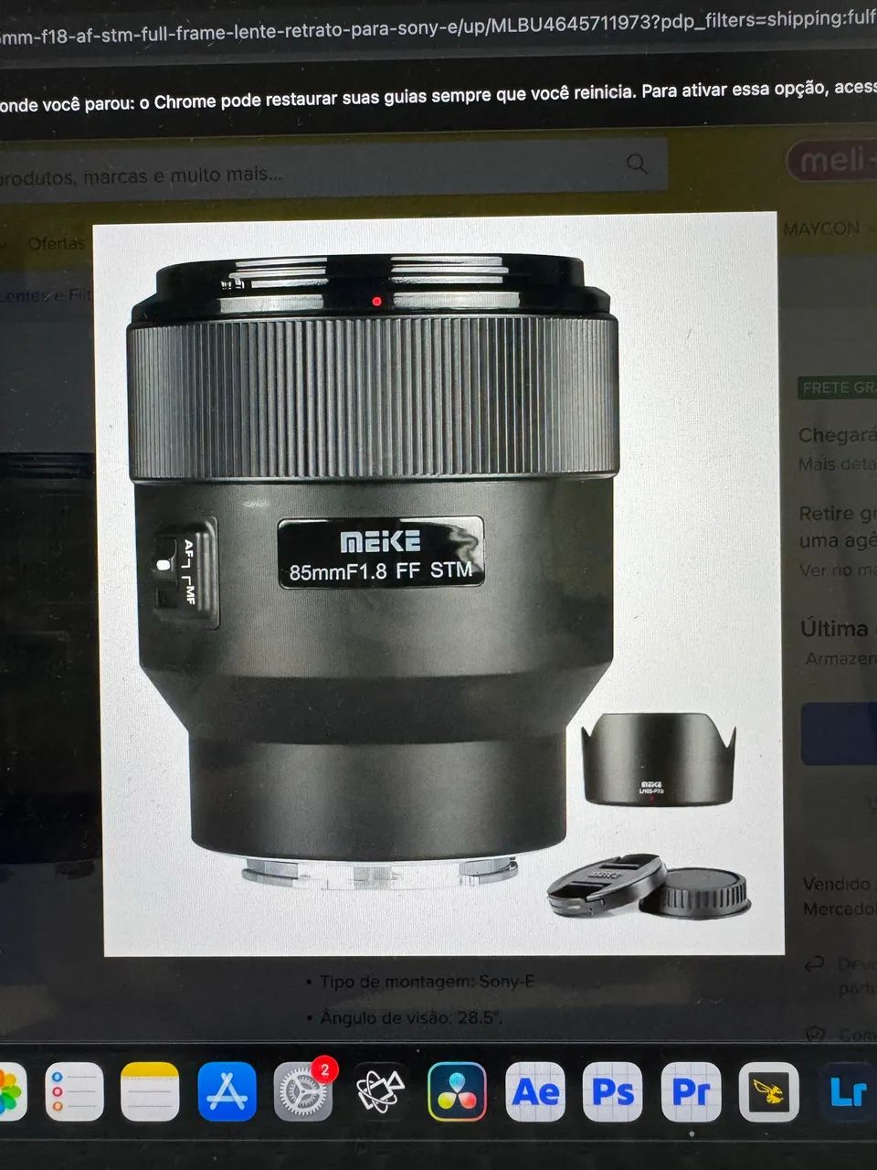 Lente 85 mm - Foto 2