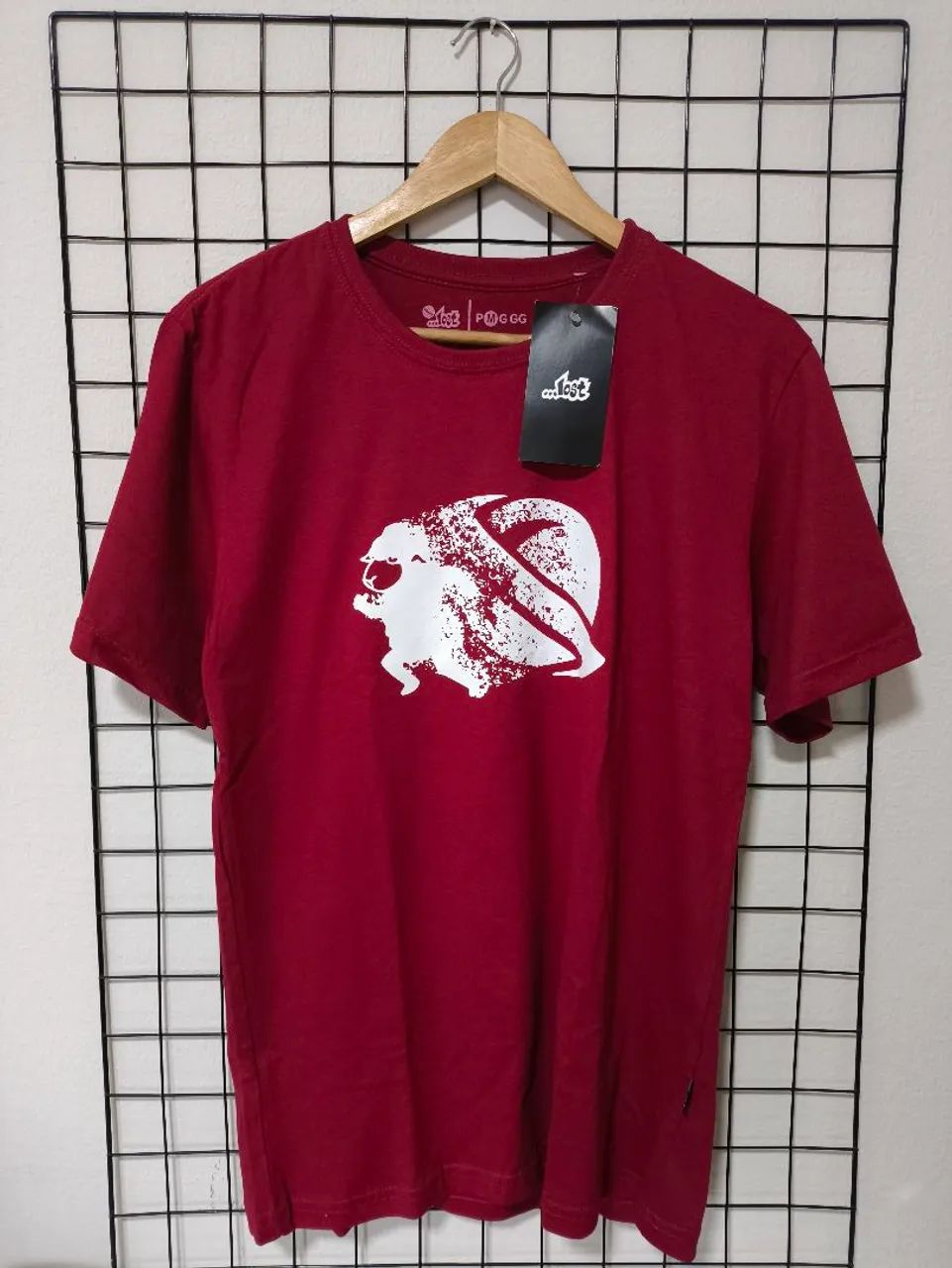Camisa vermelha Lost - Tam M Algodão Premium  - Foto 3