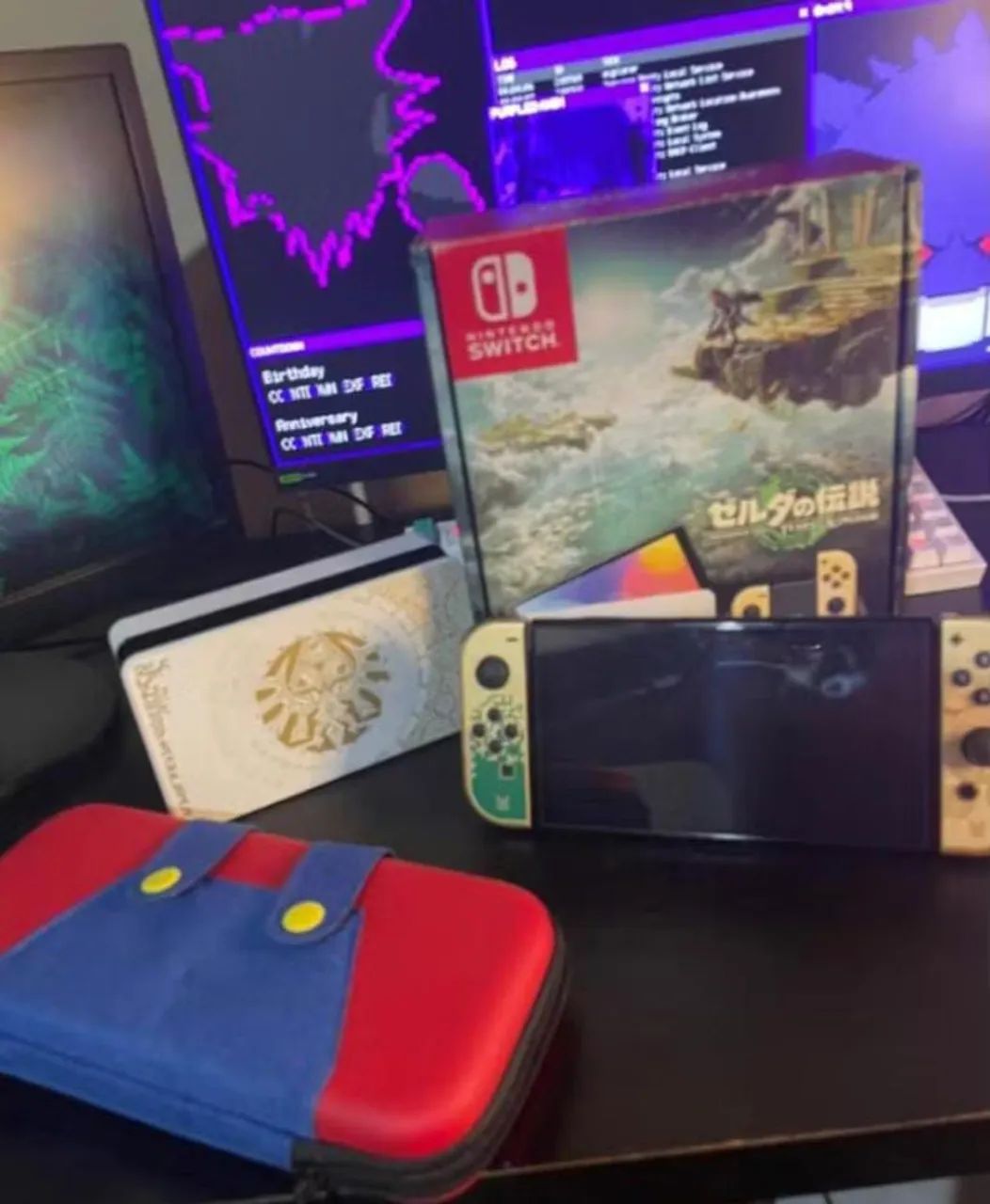 Nintendo switer oled desbloqueado zelda