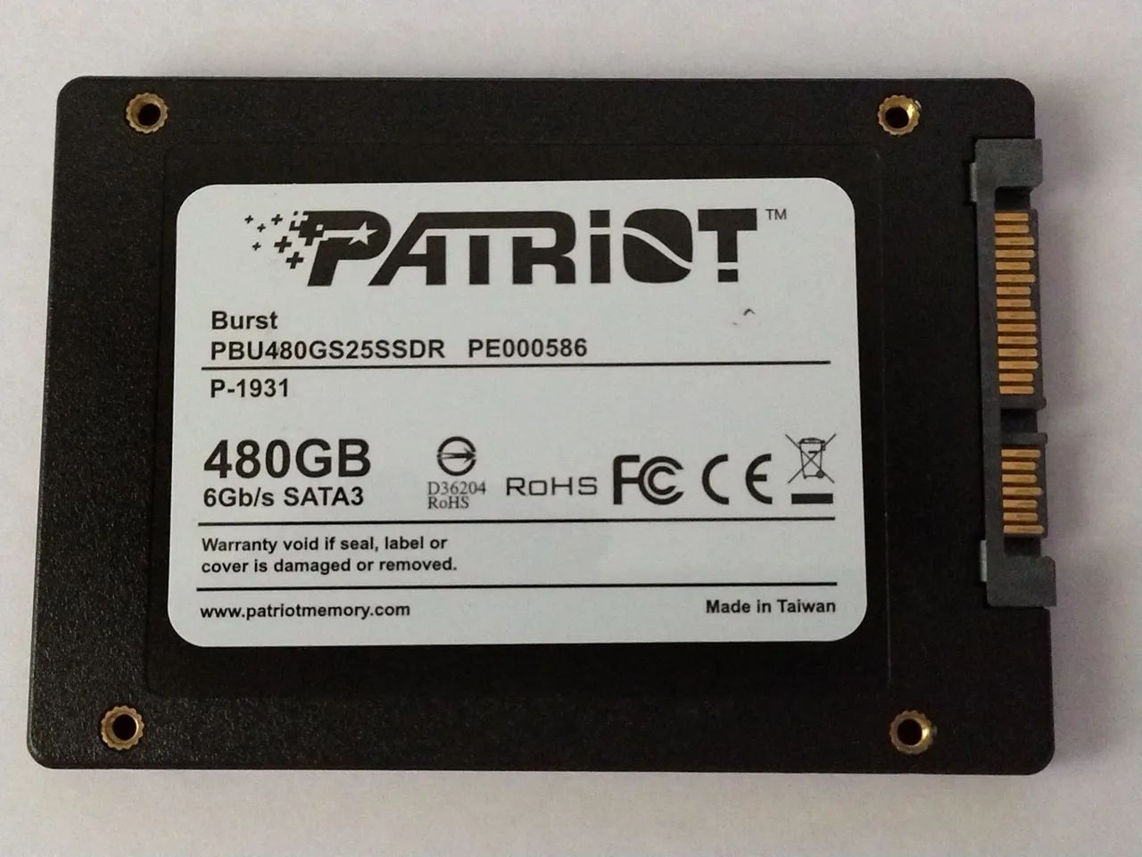 SSD Patriot Burst 480G. - Foto 3