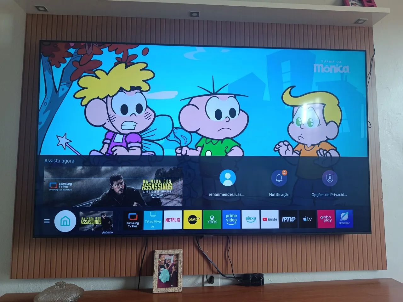 Tv Samsung 70 troco por uma de 55 com volta sua