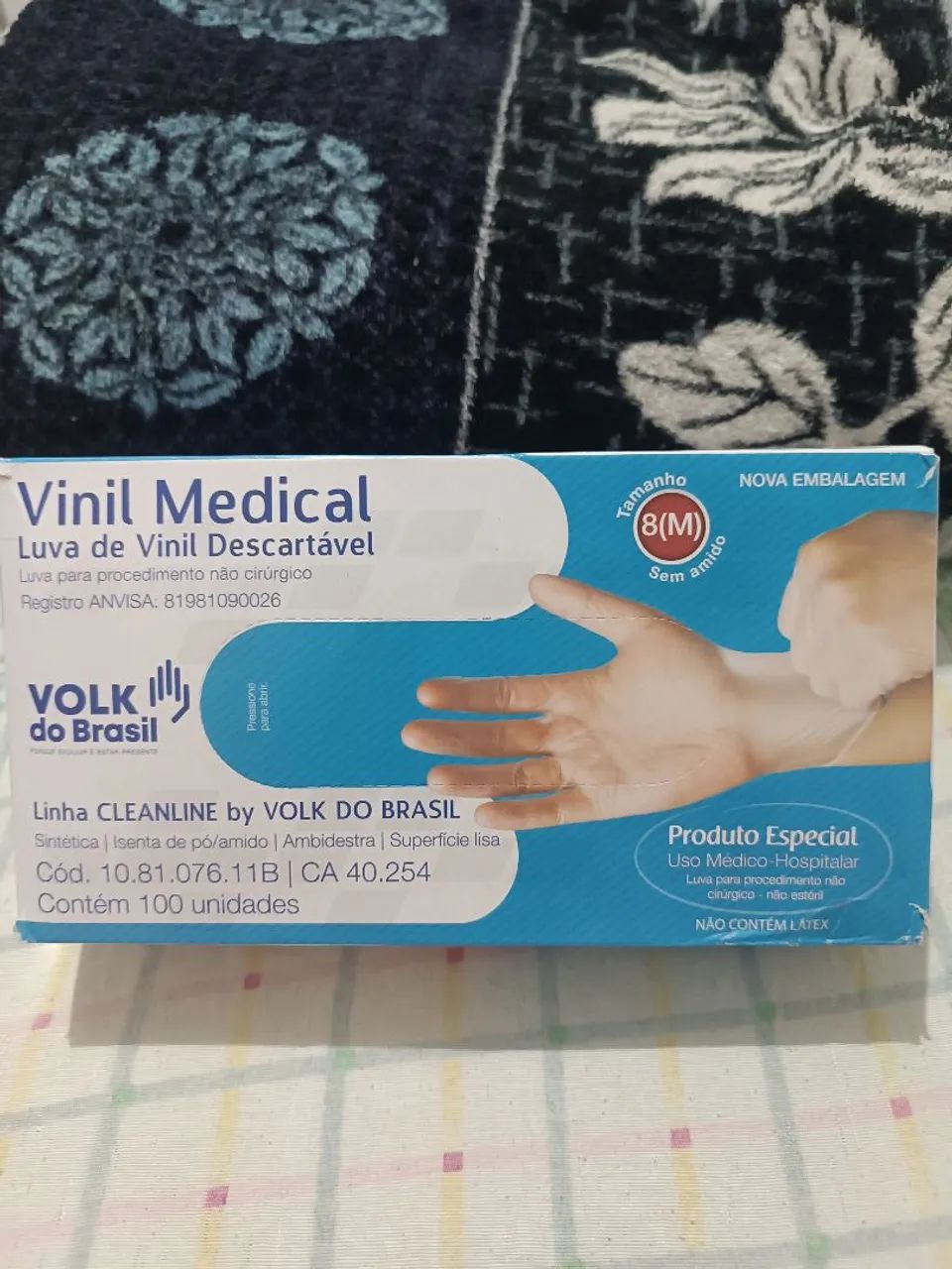 Luva de procedimento não cirurgico