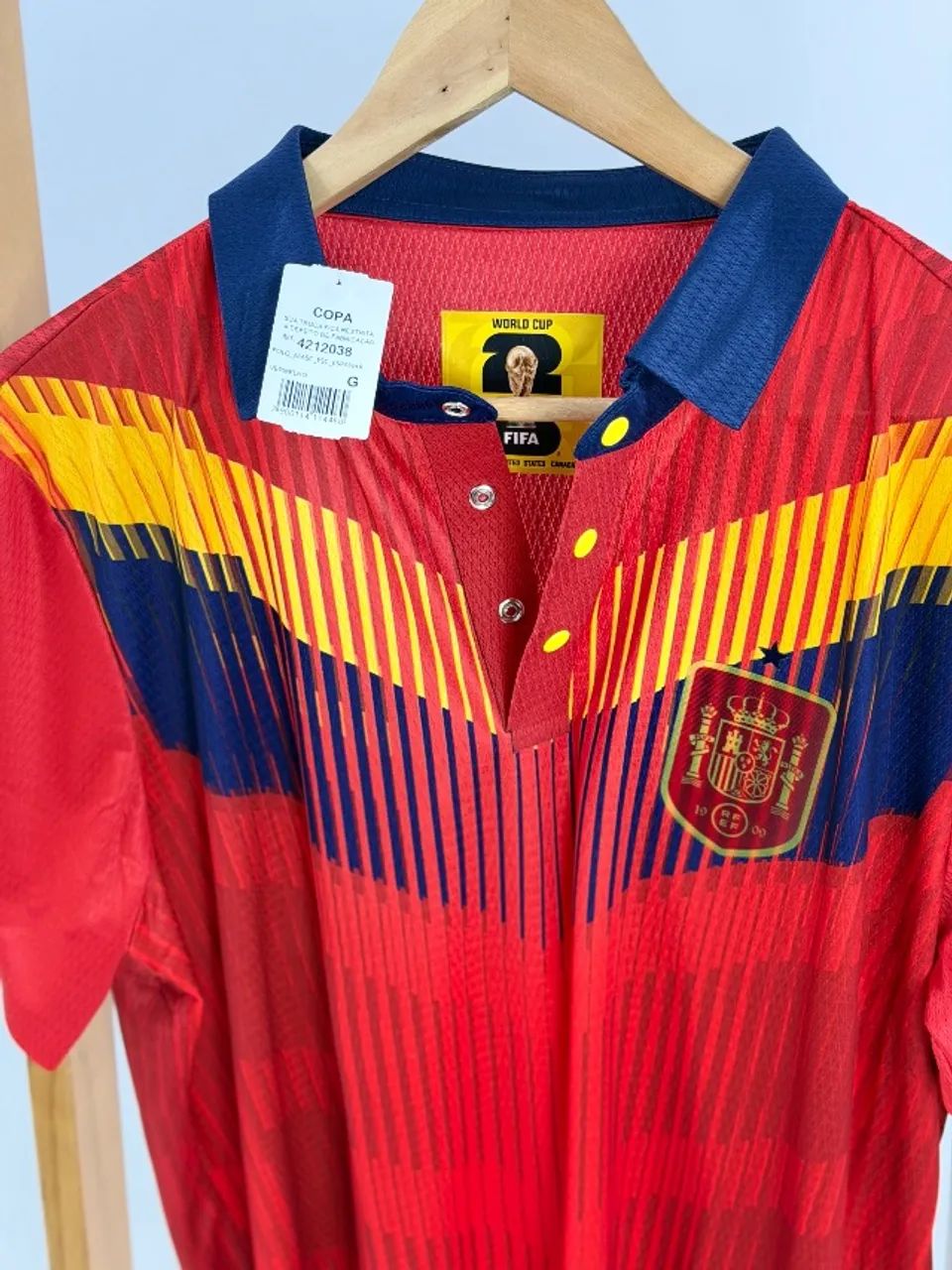Camisa Polo Espanha 2026 - Foto 3