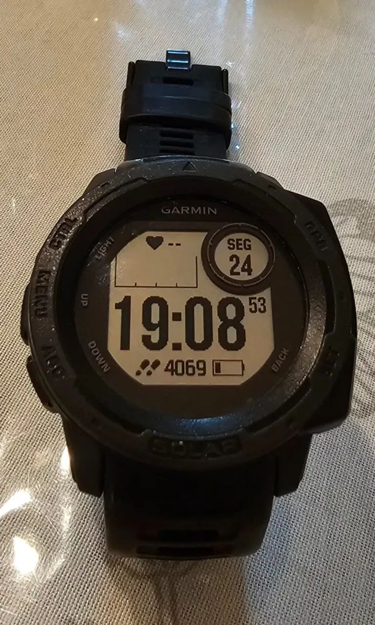 Relógio Smartwatch Garmin Instinct Solar 45mm  - Foto 2