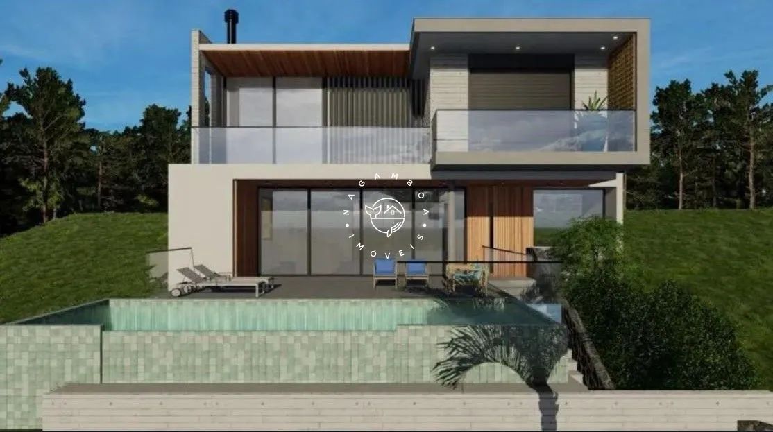 Casa moderna, piscina de borda infinita e 4 quartos em Santo Amaro da Imperatriz - Foto 4